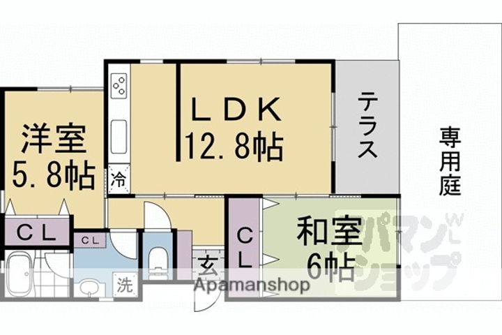 FOUR SEASONS COURT401の間取り