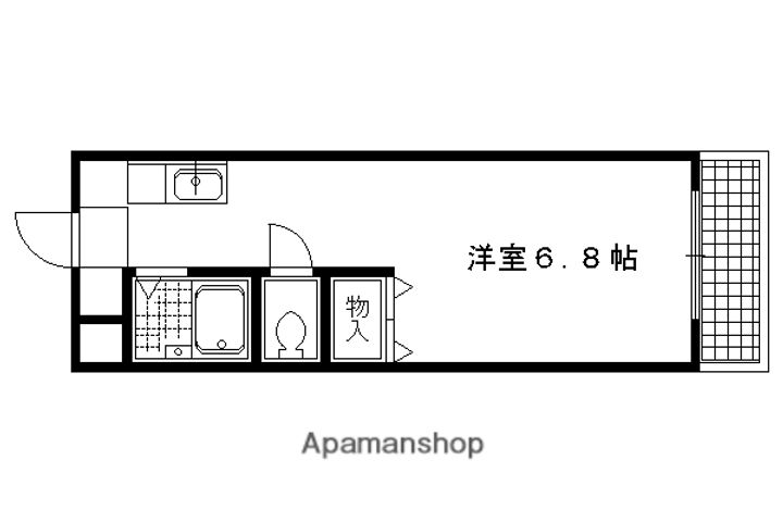 グランビィア御蔭306の間取り
