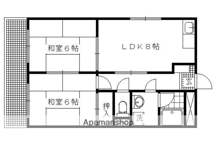 グランドールさかた402の間取り