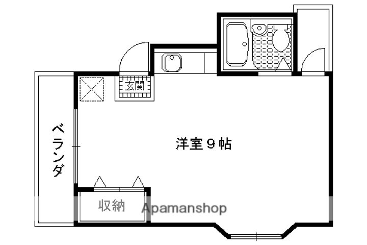 DETOMー1京大前401の間取り