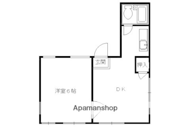 京都府京都市上京区西町の賃貸マンション215の間取り
