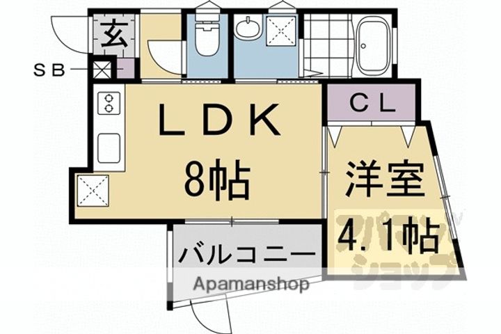 プライベートレジデンス出町柳103の間取り