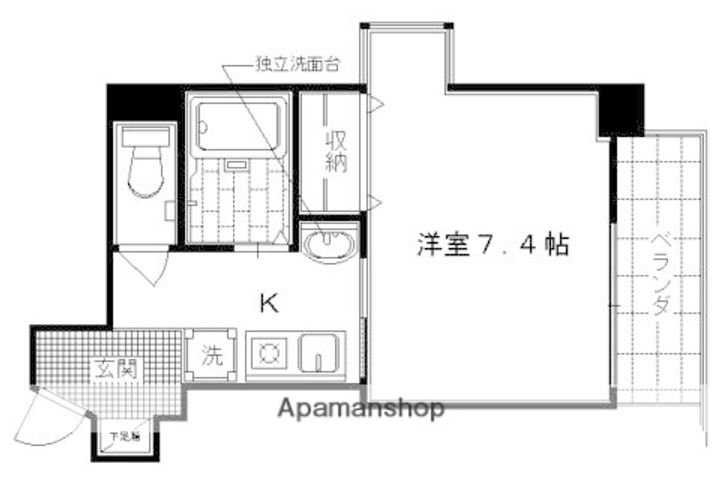 KDXレジデンス西院の間取り
