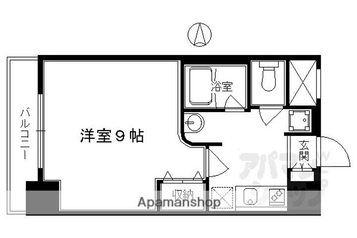 サンジョルノ室町407の間取り