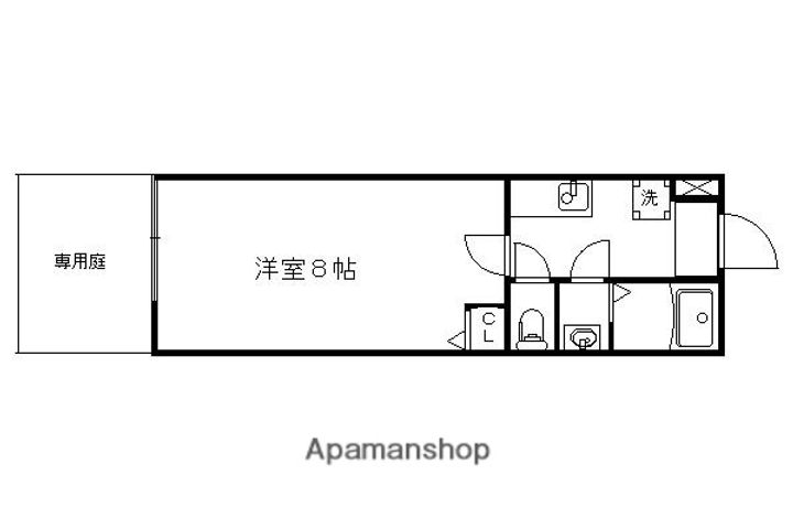 フラッティ丸太町御前313の間取り