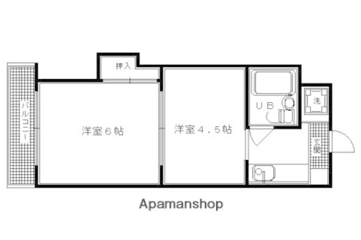 グランパレ603の間取り