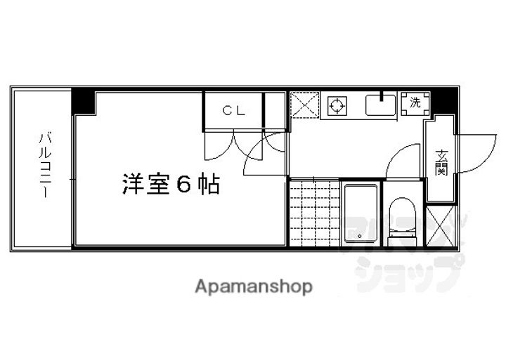 レジデンス西陣403の間取り