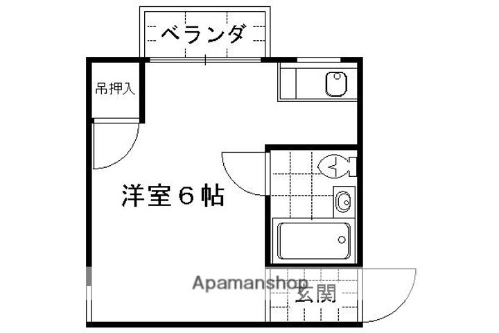 プチハウス平野1-Bの間取り