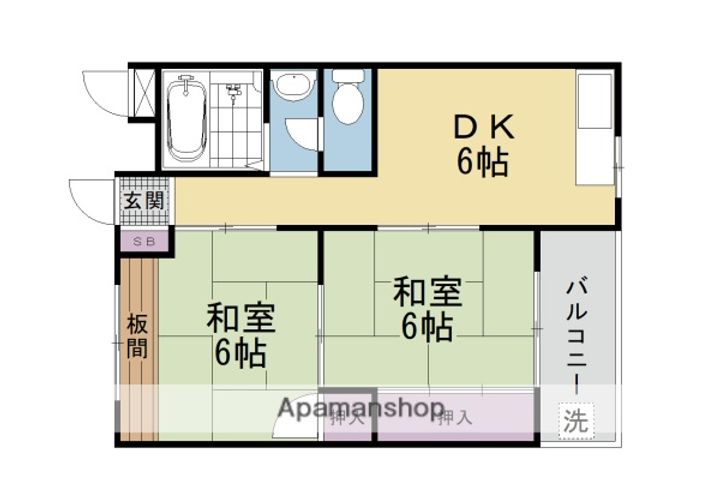 サンハイム笹野201の間取り