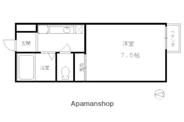 セジュール大谷の間取り
