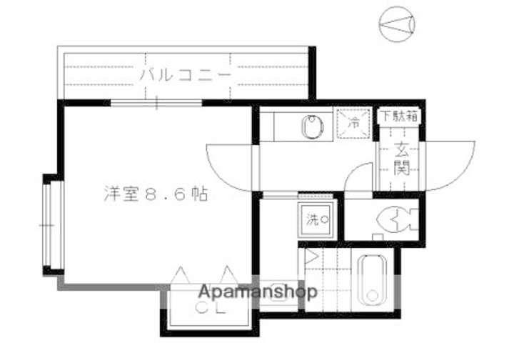 メゾン・ホープ3Fの間取り