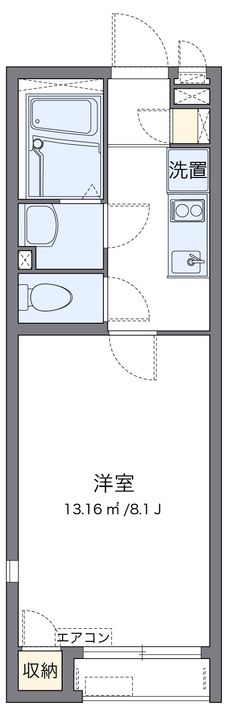 レオネクスト若文204の間取り