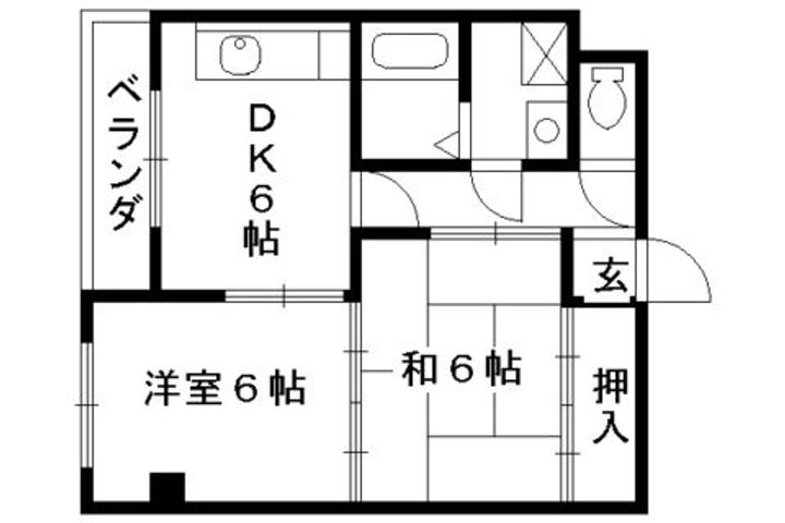 グランヴィア貴船205の間取り