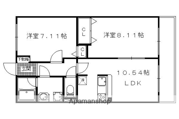 ファミール・コート辻脇103の間取り