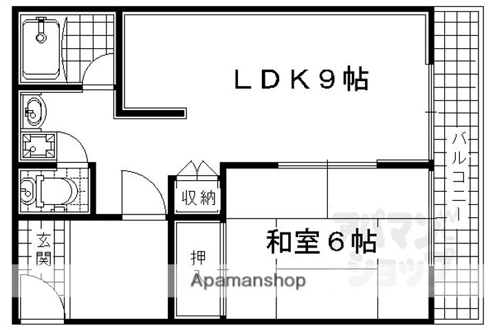 メゾンコヤマ103の間取り