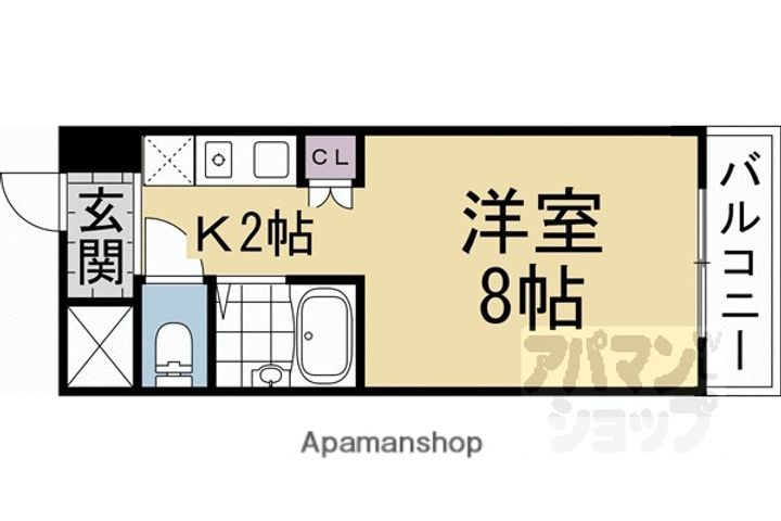 アルディア巨椋 A611の間取り
