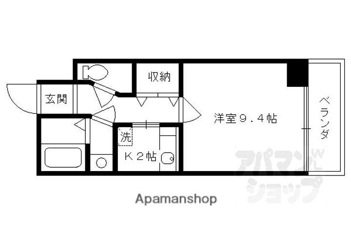 ルーミネス芦谷三番館305の間取り