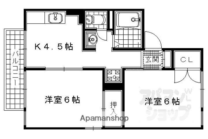パレーシャル柳田205の間取り