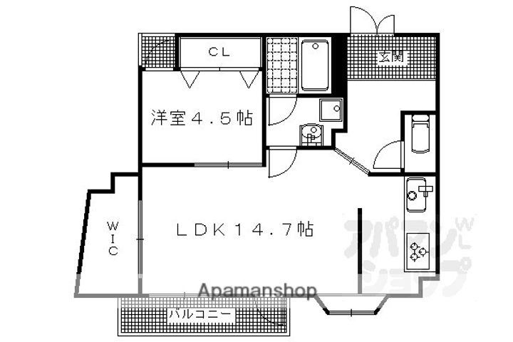 ハイツテラオパートII303の間取り