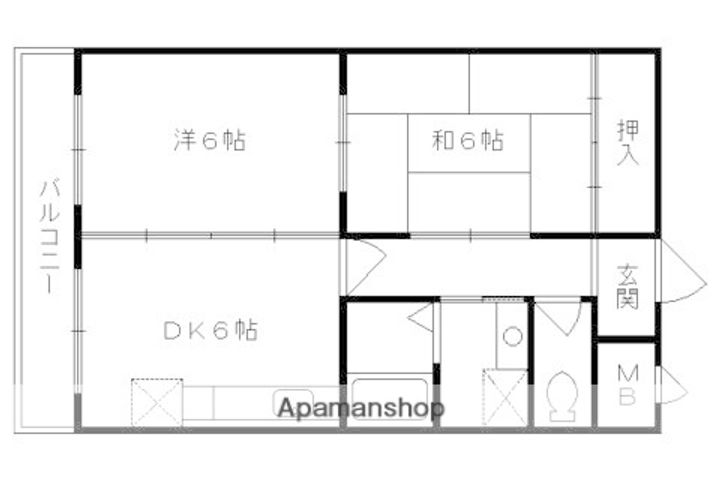 メゾン・ド・シプレ107の間取り