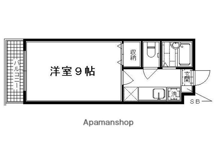 コモド嵯峨202の間取り