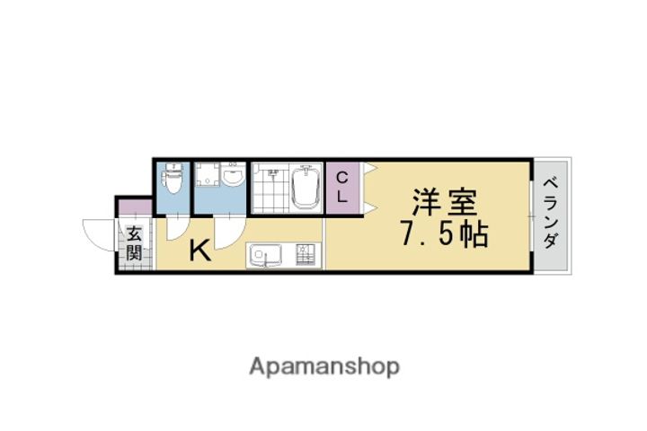 グラン上桂106の間取り