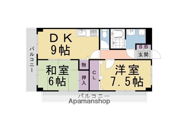 プレステージ202の間取り