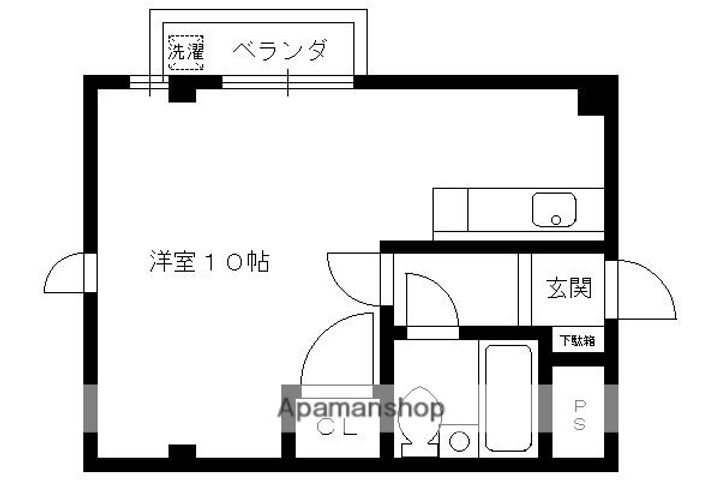 レナジア長岡京(旧ハイツアルファ)302の間取り