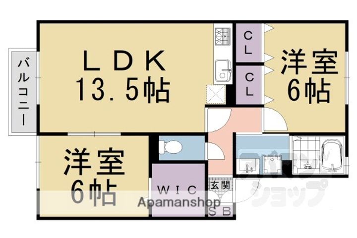 レジデンス桜206の間取り