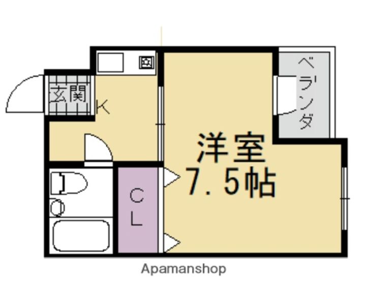 リュミエールなかにし202の間取り