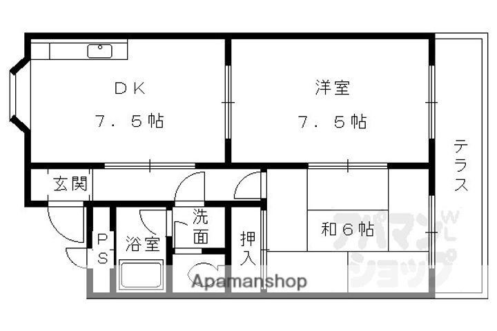 メゾンアーバンスコープ101の間取り