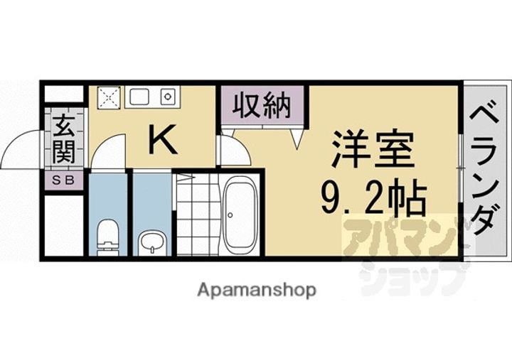 ネオパレス亀岡505の間取り