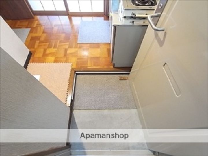 コーポ新道201の玄関