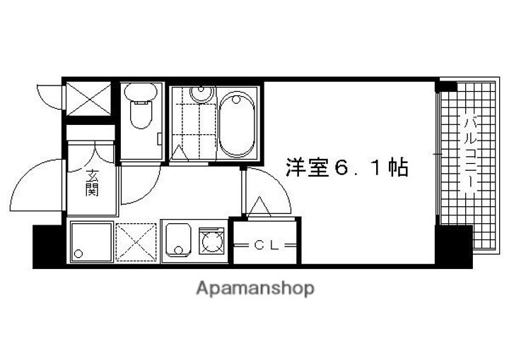 プレサンス京都四条烏丸の間取り