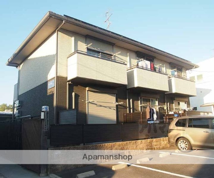 京都府京都市東山区今熊野南日吉町の賃貸アパートの外観