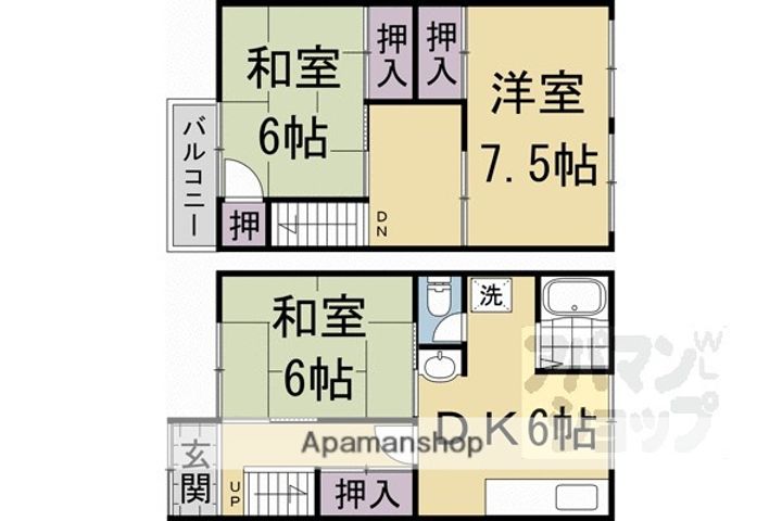リブ東浦Bの間取り