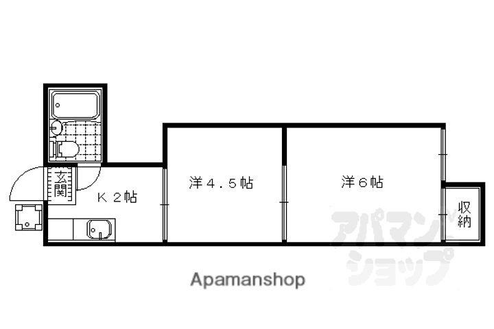 ルネコスモス201の間取り
