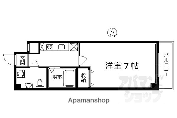 ラクティー四条寺町702の間取り