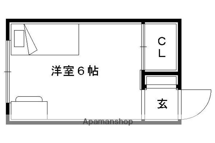 翠明アパート20の間取り