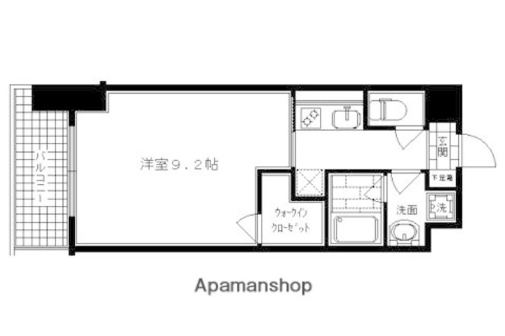 レジュールアッシュ清水の間取り