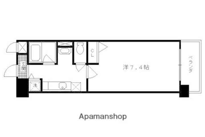 パークサイド西小路の間取り