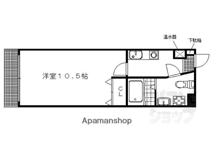 コモド二軒茶屋103の間取り