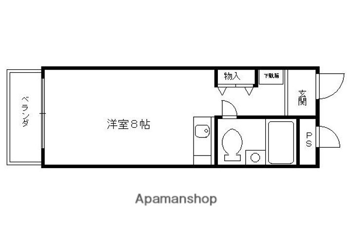 グランデ西京極201の間取り