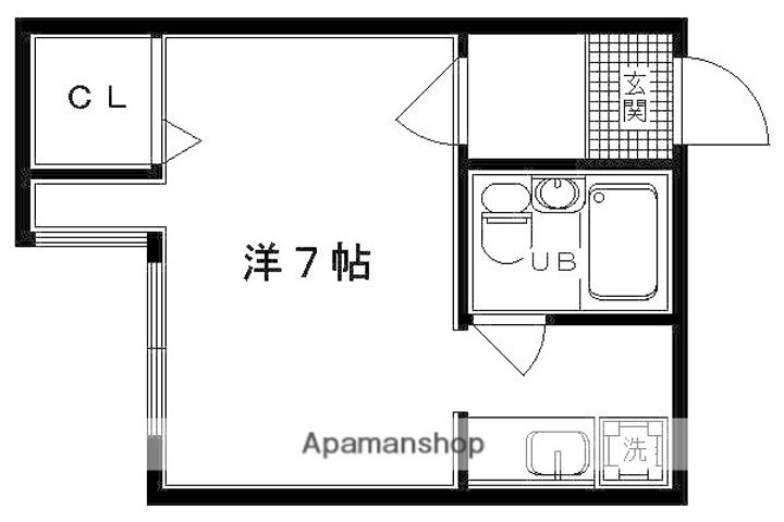CASA聚楽402の間取り