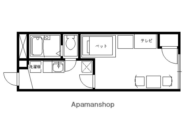 レオパレス川端御池の間取り