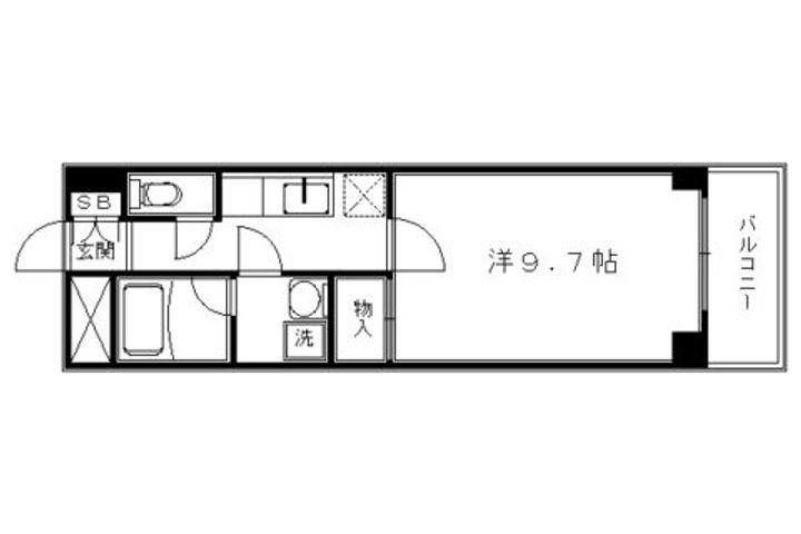 ヴァンイースト/ウエストの間取り