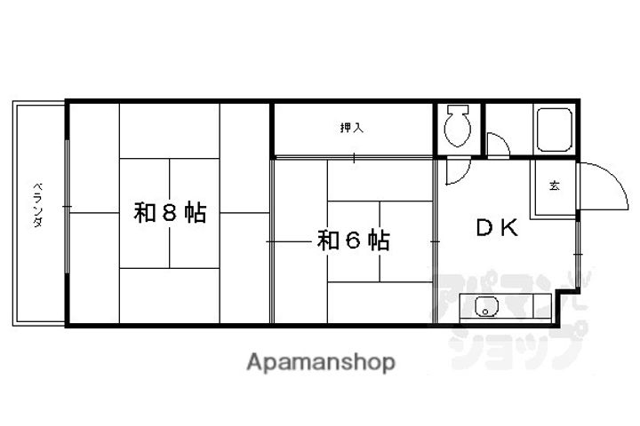 天草マンション802の間取り