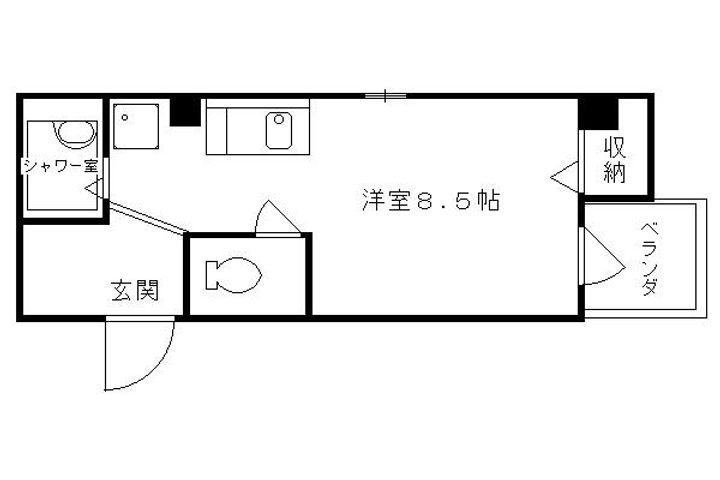RUFF京町の間取り