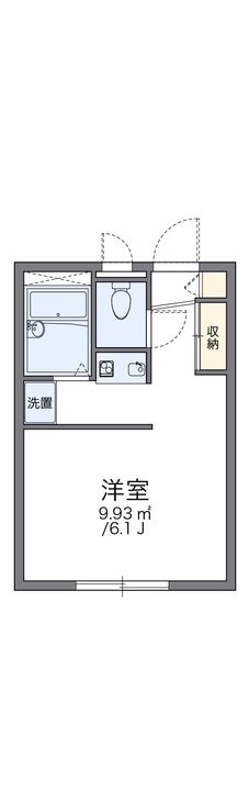 レオパレス21カンフォーラの間取り