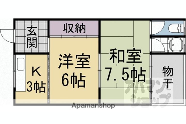 コーポ丸忠302の間取り